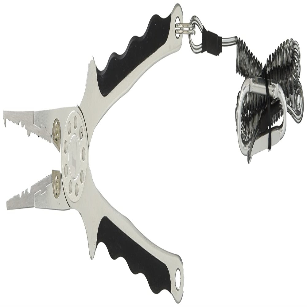 Gamakatsu (Luxe Aluminum Pliers 175 Rubber Grip. LE-2480