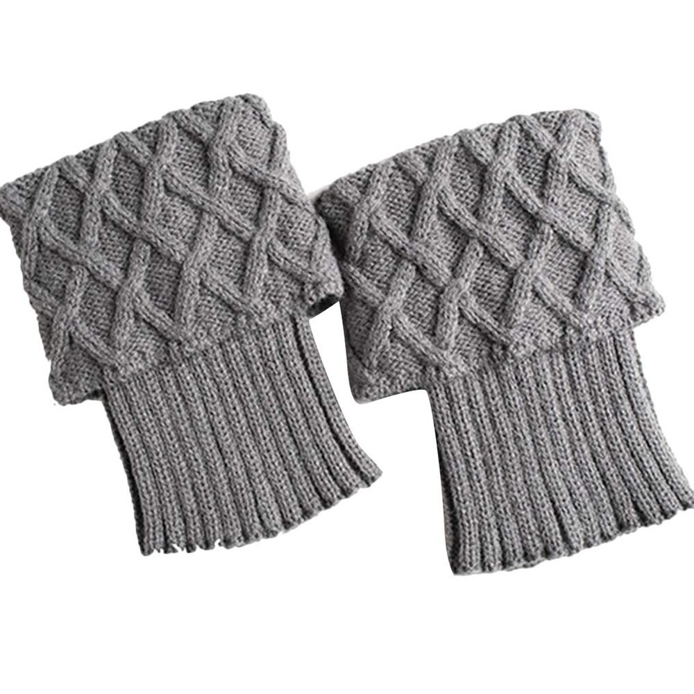 Ealafee Knit Leg Warmers for Women Winter Cable Knit Warm Thermal Winter Socks for Girls