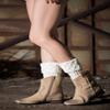 Ealafee Knit Leg Warmers for Women Winter Cable Knit Warm Thermal Winter Socks for Girls view 4