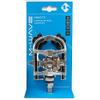 M-Wave Drag-T2 Dual Function Clipless/Flat Pedal, Silver view 3