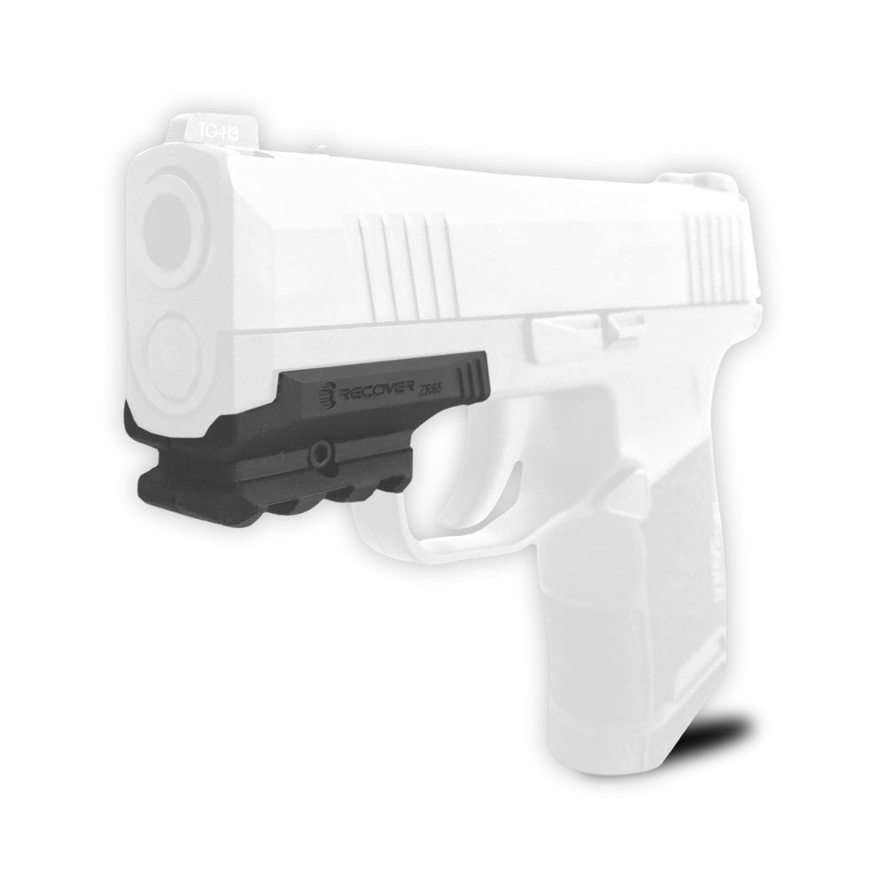 Recover Tactical Picatinny Rail for Over Rail for Sig P365 and P365XL, Easy Install, No Mods Required (ZR65)