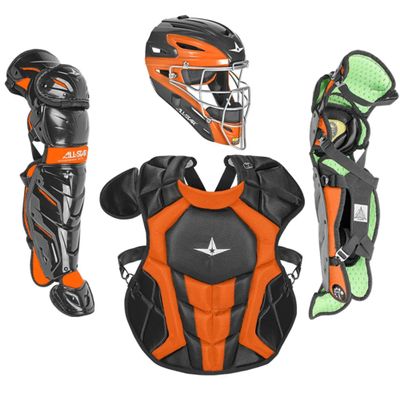All Star System7 Axis Elite NOCSAE Certified Travel Team Pro Catcher's Kit