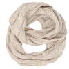 Funky Junque Kids Winter Scarf  Soft Toddler Balaclava, Cozy Baby Neck Warmer, Warm Holiday Wrap, Cute Infinity Scarf for Girls, Scarves for Kids - Beige view 1
