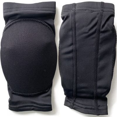 DANCEYOU Dance Knee Pads Hard Sponge Volleyball Knee Brace for Big Kid Teen Adults Football Pole Dancer Workout Knee Protector, black, S