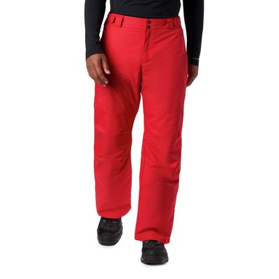 Columbia Mens Bugaboo II Snow Pants, Waterproof & Breathable, XX-Large Regular, Mountain Red C/O