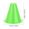 10pcs Football Cones Training Traffic Cones for Training Football(Green) view 3