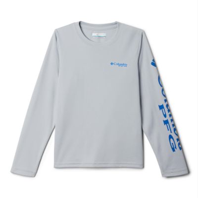 Columbia Youth Boys PFG Terminal Tackle Long Sleeve Sun Protection Shirt