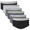 Gildan Men's Underwear Briefs, Multipack, Grey/Black (6-Pack), 2X-Large view 1