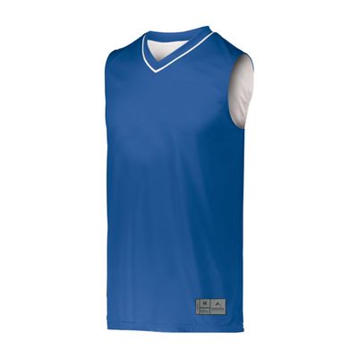 Augusta Sportswear Youth Reversible Two-Color Jersey, Royal/White, L