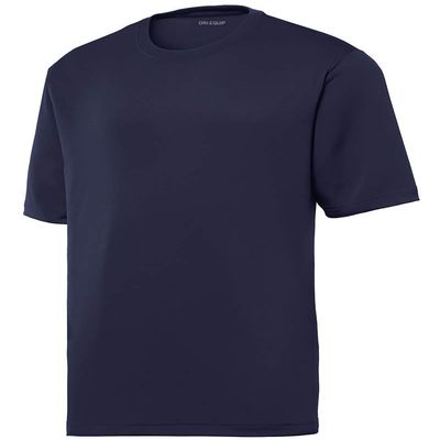 DRIEQUIP Mens Moisture Wicking Tough Tee-3XL-TrueNavy