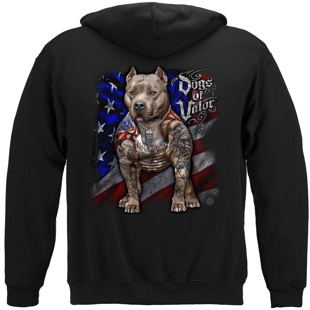 US Army | This We'll Defend Pit Bull Hooded Sweat Shirt ADD-MM2340SWS