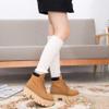 Ealafee Leg Warmers for Women Knee High Cable Knit Warm Thermal Winter Socks for Girls view 2