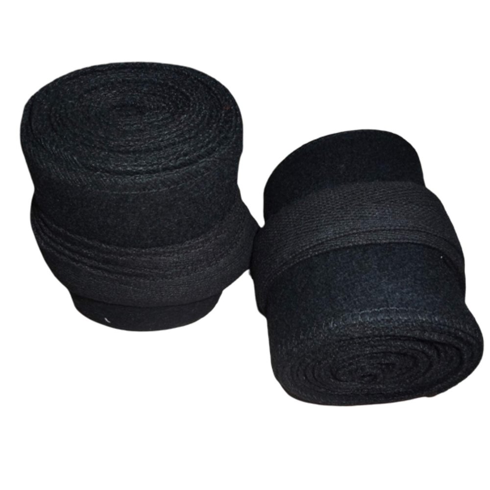 warreplica WW1 US M1910 Putties Leggings Wraps Black Color One Pair Authentic Wool Leg Wraps for Military Reenactment, Historical Costumes, Outdoor, Hiking, Camping, Durable, Easy to Wear