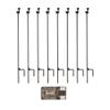 HME Products Trail Camera Holder Posts (8-Pack) with Universal Mounts for All Game Cams and No Trees Required Bundle with USB Card Reader (9 Items) view 1