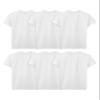 Fruit of the Loom Men's 3XL Eversoft Cotton Stay Tucked V-Neck T-Shirt, Tall Man-6 Pack White view 1