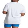 Fruit of the Loom Men's 3XL Eversoft Cotton Stay Tucked V-Neck T-Shirt, Tall Man-6 Pack White view 4