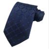 veegood Men's Classic Jacquard Woven Silk Tie Plaid Striped Necktie for Men Party Suit B01 view 1