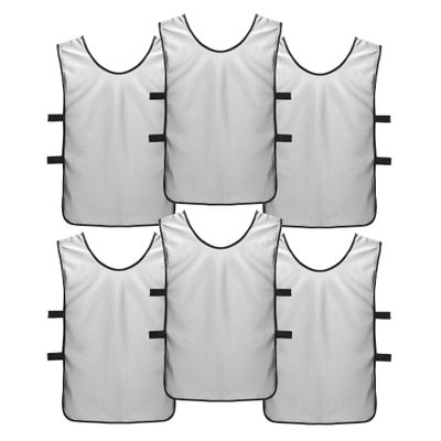 SportsRepublik Pinnies Scrimmage Vests for Kids, Youth and Adults (6-Pack) - Soccer Pennies