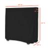 Ping Pong Table Cover for Indoor / Outdoor - Waterproof & UV Resistant Table Tennis Cover 12 Oz PVC Heavy Duty Fabric with Air Pockets & Drawstring for Snug Fit to With Stand Winds & Storms (Black) view 2
