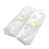 Altamont 1911 Grips - White Pearl - Full Size 1911 Grips w. Ambi Safety fits Most Commander, Standard & Government 1911 Models - Made in USA - White Pearl - Gold Medallion view 3