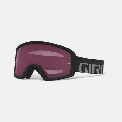 Giro Tazz MTB Goggle for Dirt Biking - Black/Grey - Smoke Lens (+ Bonus Clear Lens)