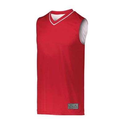Augusta Sportswear Youth Reversible Two-Color Jersey, Red/White, L