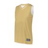Augusta Sportswear Womens Reversible Two-Color Jersey, Vegas Gold/White, S view 1