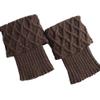 Ealafee Cable Knit Leg Warmers for Women Crochet Long Socks Winter Women Christmas Socks view 1