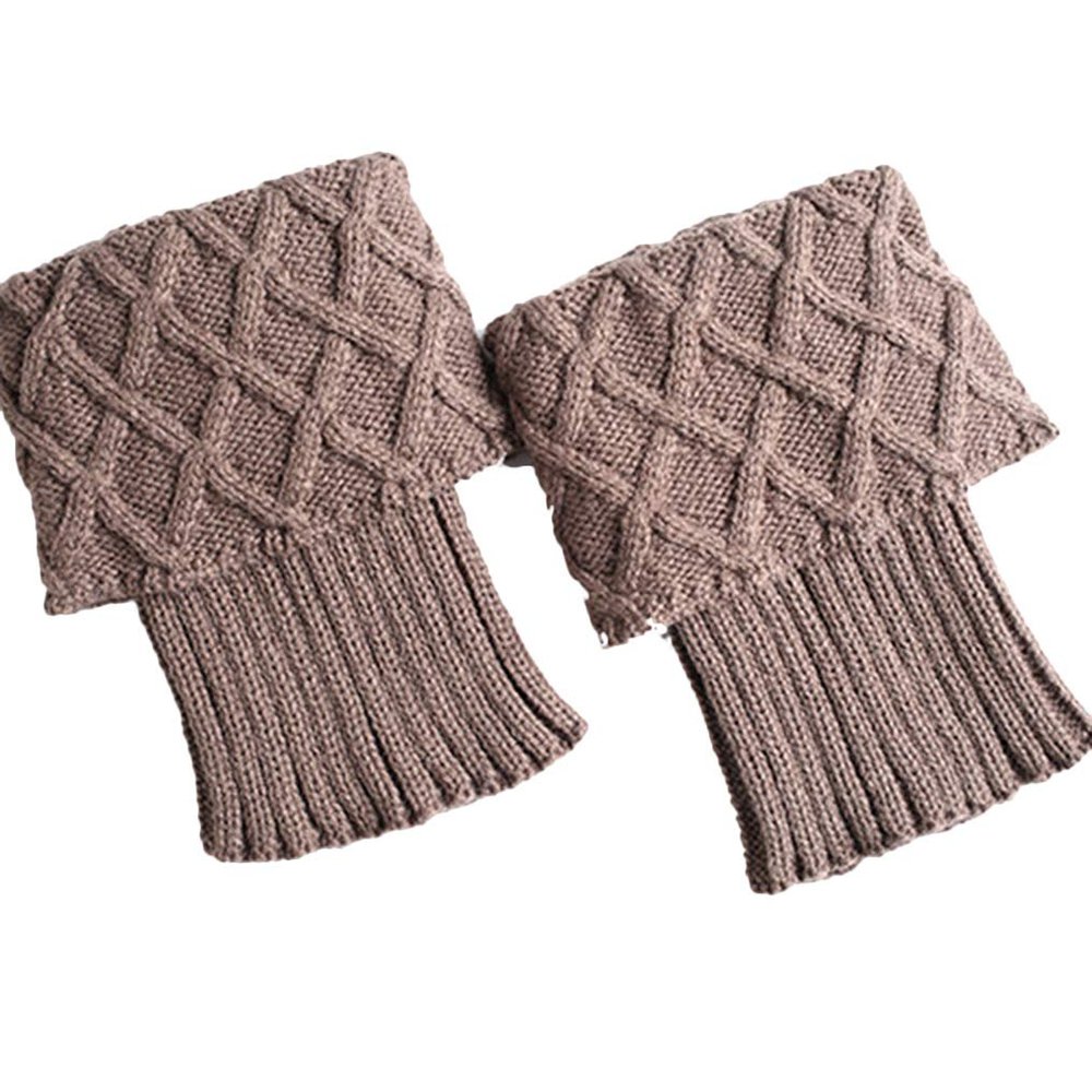 Ealafee Knit Leg Warmers for Women Winter Cable Knit Warm Thermal Winter Socks for Girls