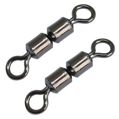 unclesportinfof Fishing High Speed Double Swivels Saltwater Freshwater Fishing Swivels Snap Bass Fishing Tackle Pack of 50 10/0#-2.68"/660LB