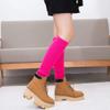 Ealafee Womens Leg Warmers Knit Black Leg Warmer for Women Boot Cuff Warmer Boot Toppers view 2