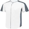 Augusta Sportswear Boys' Large 1656, White/Graphite view 1