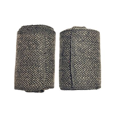 warreplica Medieval SCA LARP Reenactment Viking Wool Leg Wraps Herringbone Pattern Norse Warrior Costume Accessory Historical Leg Bindings for Cosplay, Renaissance Fair, and Reenactments