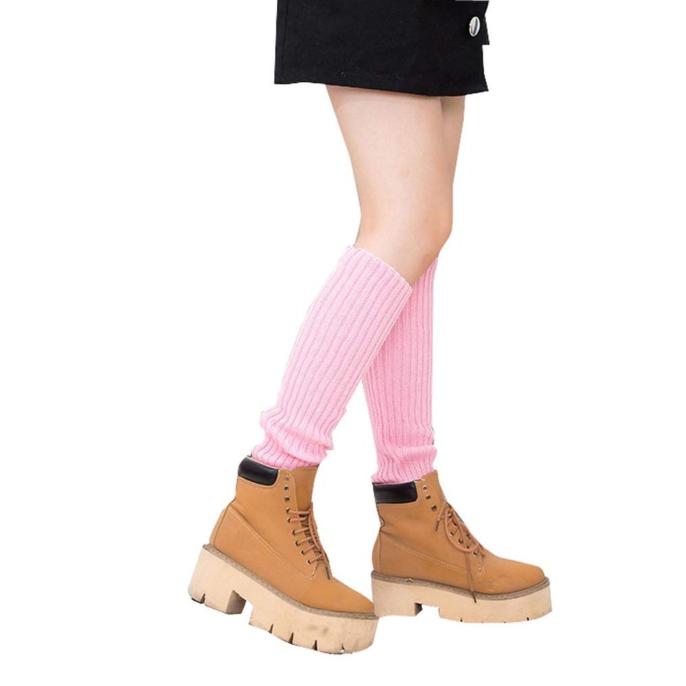 Ealafee Womens Knit Long Boot Stockings Socks Knee High Leg Warmers Winter Leg Warmers