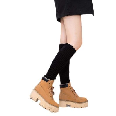 Ealafee Womens Leg Warmers Knit Black Leg Warmer for Women Boot Cuff Warmer Boot Toppers