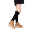 Ealafee Womens Leg Warmers Knit Black Leg Warmer for Women Boot Cuff Warmer Boot Toppers view 1