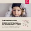 Zutano Fleece Mittens for Babies, Infants, and Newborns, Thumbless Outdoor Winter Baby Gloves, True Navy view 4