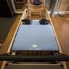 Salt & Honey Non-Slip Pilates Reformer Mat Towel (Blue) view 4
