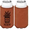 Personalized Cactus Leatherette Can Sleeve - Single Sided view 2