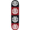 Element Quadrant Skateboard Deck -7.75 Red/Black/White Deck ONLY - (Bundled with Free 1'' Hardware Set) view 1