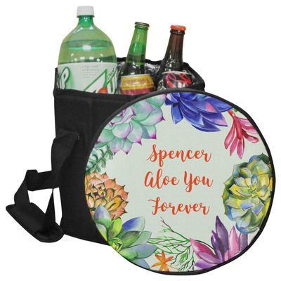 YouCustomizeIt Personalized Succulents Collapsible Cooler & Seat