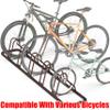 Simple Houseware 5 Bike Bicycle Floor Parking Adjustable Storage Stand, Bronze view 2