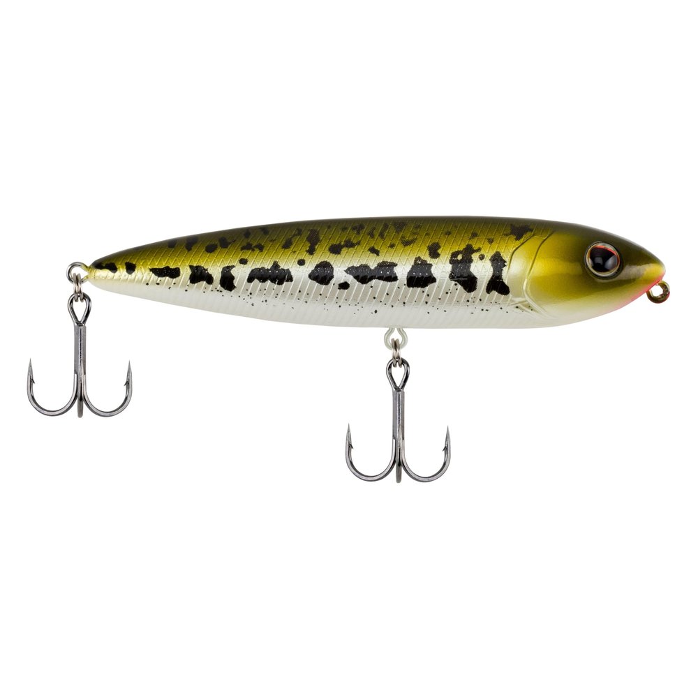 Berkley J-Walker 100 Topwater Fishing Lure, Baby Bass, 1/2 oz, 100mm Topwater, Tail Weighted Design Tuned for Casting Distance, Equipped with Fusion19 Hook, 4