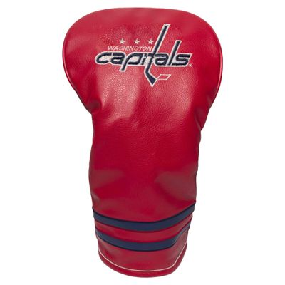 Team Golf NHL Washington Capitals Vintage Driver Head Cover Vintage Driver Golf Club Headcover, Form Fitting Design, Retro Design & Superb Embroidery