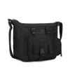 ArcEnCiel Tactical Sling Bag for Men, MOLLE Shoulder Pack, Sturdy EDC Crossbody Bag with Utility Pockets & Hook-and-Loop Patch - For Travel, Work & Outdoor (Black) view 1