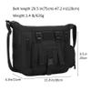 ArcEnCiel Tactical Sling Bag for Men, MOLLE Shoulder Pack, Sturdy EDC Crossbody Bag with Utility Pockets & Hook-and-Loop Patch - For Travel, Work & Outdoor (Black) view 3