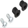 Pro Bottle Side Cage Alloy Large Black/White Bottle Cage R20RBC0022X view 3
