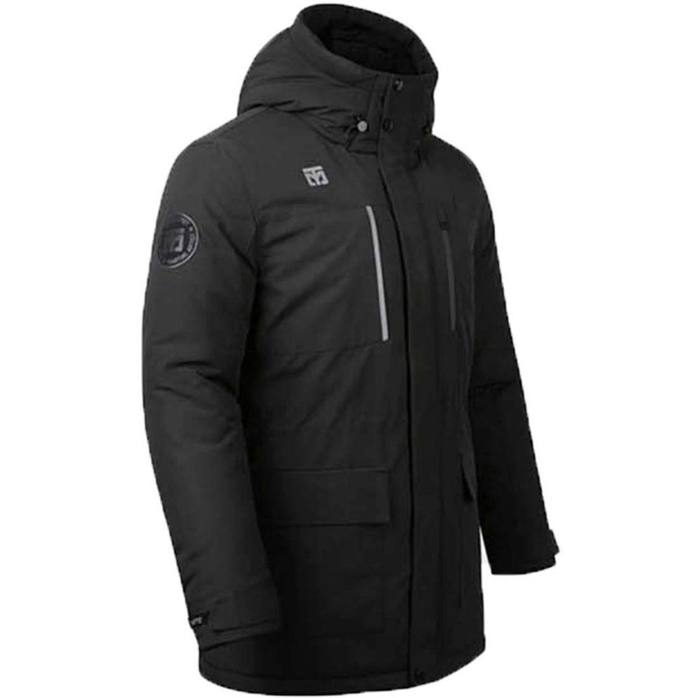 MOOTO Taekwondo Europa Winter Puffer Jacket Eco Excellent Warm Material Wellon TKD MMA Martial Arts (100_Large) Black