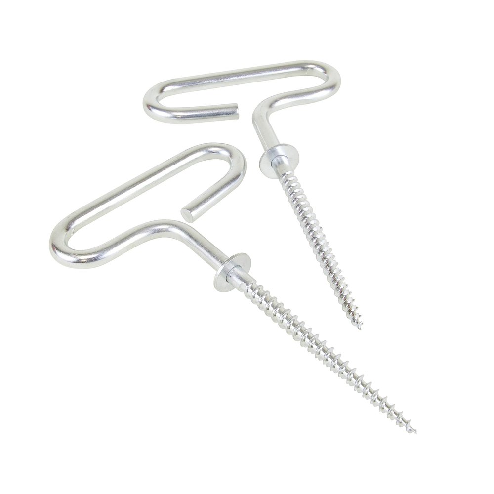 CLAM Outdoors 12571 Ice Shelter Anchor Kit Heavy-Duty Windproof Tie-Downs for Extreme Stability 2-Piece Set for All Hub-Style Shelters