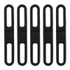 Dilwe Flashlight Mount Strap, 5 Pcs Silicone Strap Bandage Easy to Install for Hiking Camping Cycling view 1